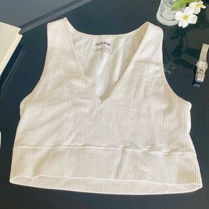 Cream Athletic Tank